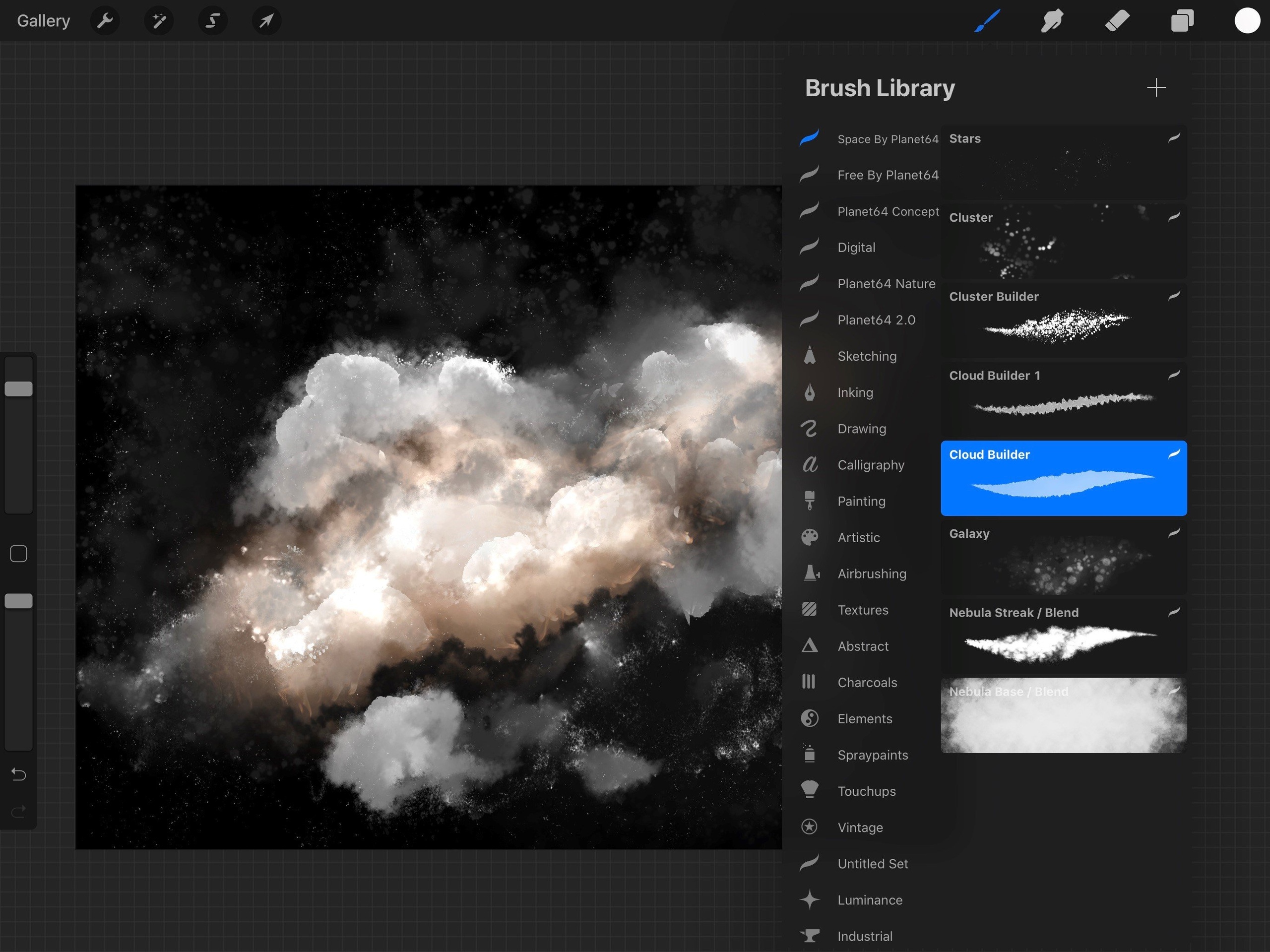 Clouds_amp_Space_-_Procreate_Brushes