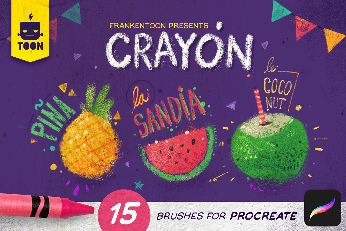 Crayon_-_Procreate_Brush_Pack