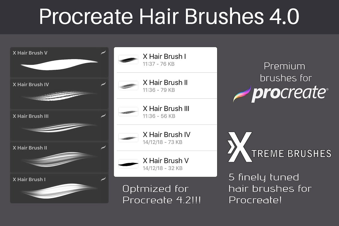 Procreate_Hair_Brushes_Bundle