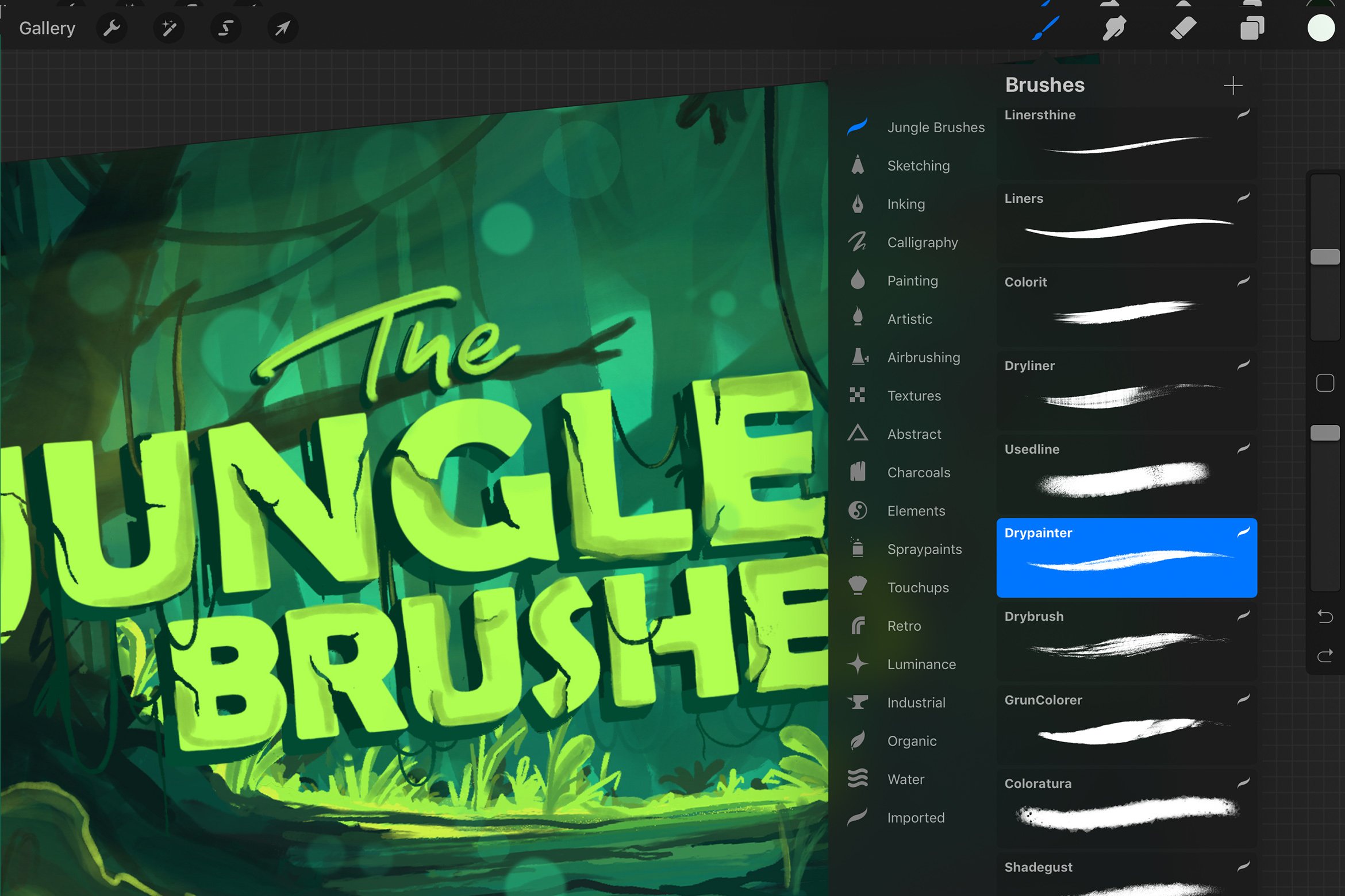 The_Jungle_Procreate_Brushes