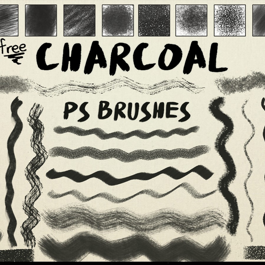Free Charcoal Brushes