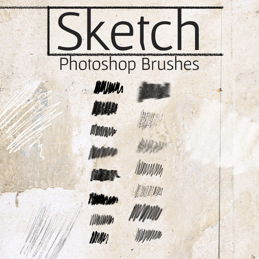 15 Free Photoshop Sketch Brushes