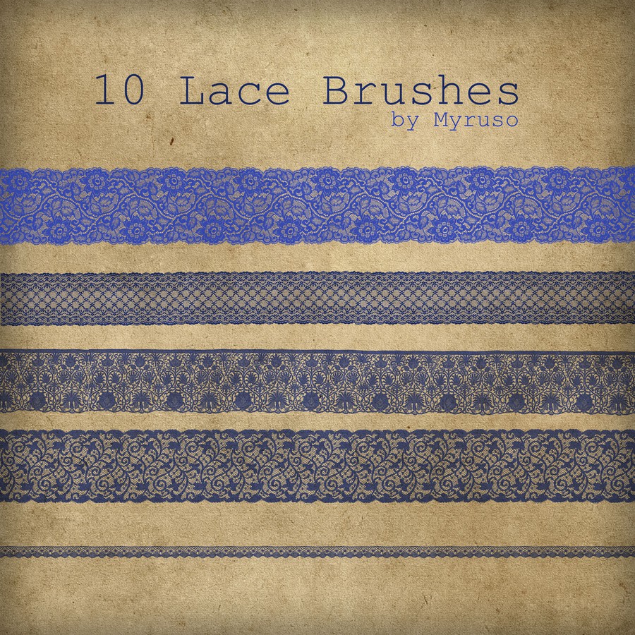 10 Free Lace Brushes