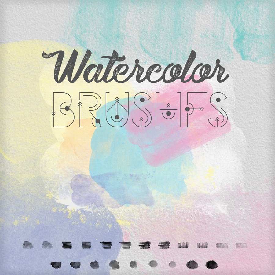 21 Free Watercolor Brushes