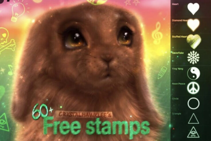 60 Set Stamp Brushes